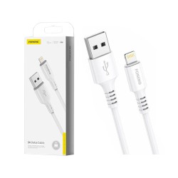 Foneng Lightning Data Cable X90 3A 1m White Foneng Lightning Data Cable X90 3A 1m White